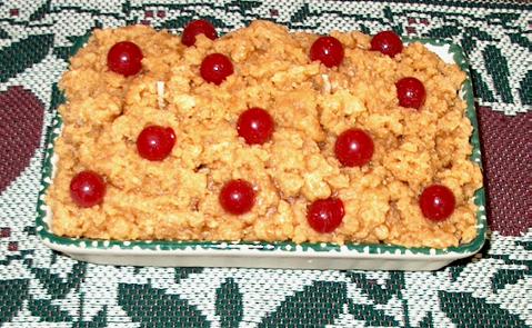 Scrumptious Cranberry Cobbler Ovenware Candle!